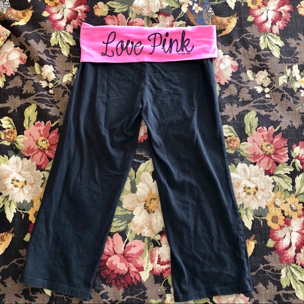 PINK💕 Cropped Yoga Pants - Picture 4 of 5